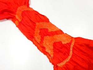 リサイクル　正絹　絞り帯揚げ